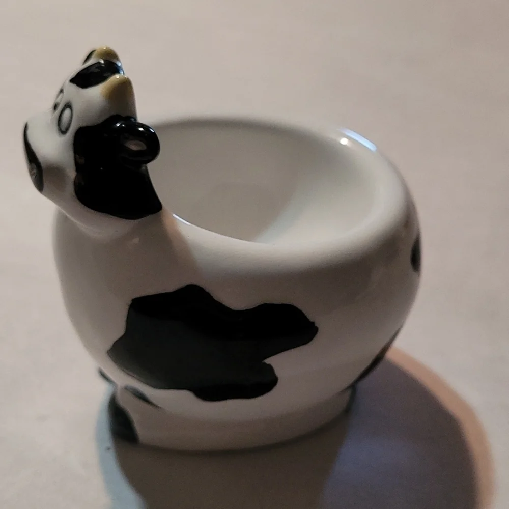 Bella Casa Cow Egg Cup NWT